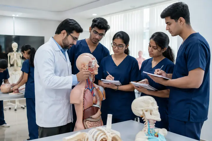 Bachelor of Occupational Therapy students participating in practical healthcare education
