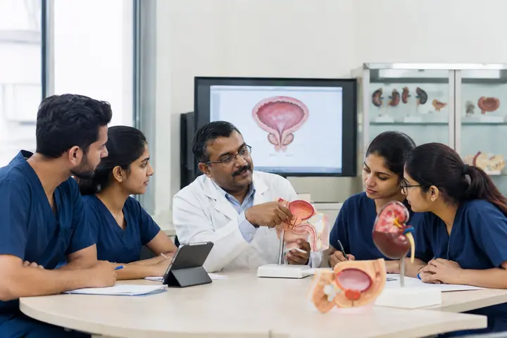 Bachelor of Public Health students participating in practical healthcare education