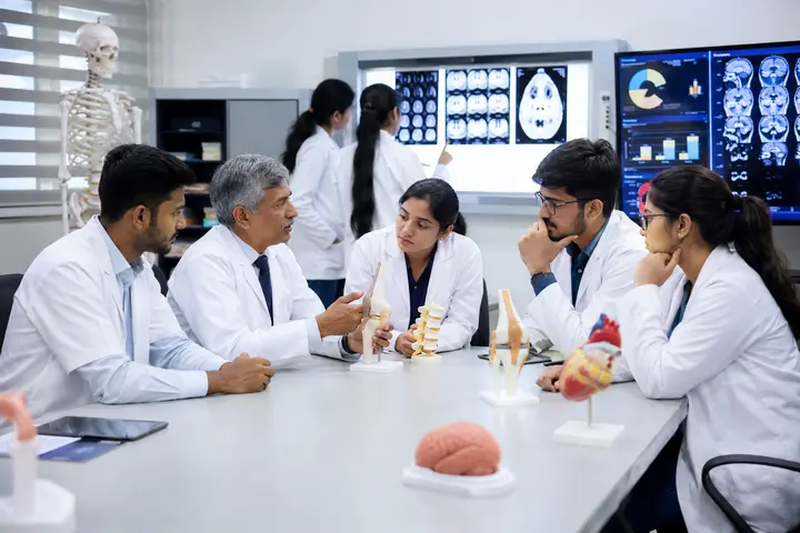 Doctor of Medicine in Geriatric Medicine students participating in practical healthcare education