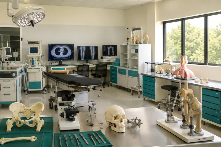 Master of Chirurgiae in Trauma Surgery and Critical Care students participating in practical healthcare education