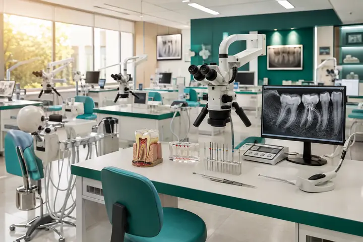 Master of Dental Surgery in Conservative Dentistry and Endodontics students participating in practical healthcare education