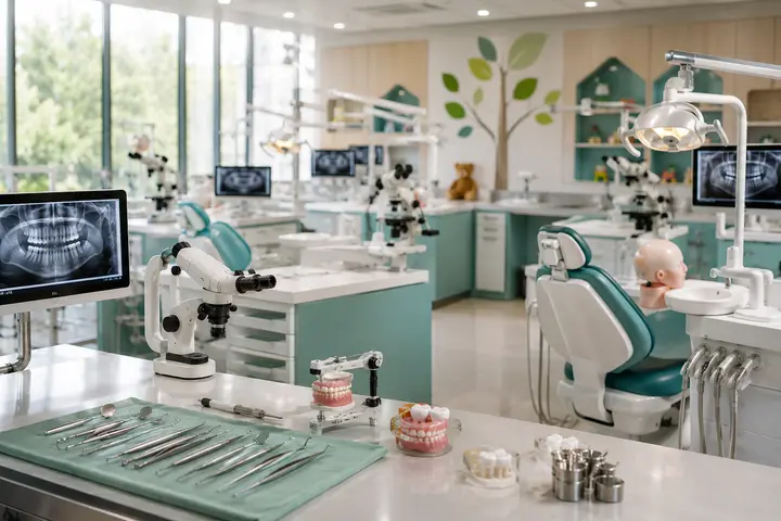Master of Dental Surgery in Paediatric and Preventive Dentistry students participating in practical healthcare education