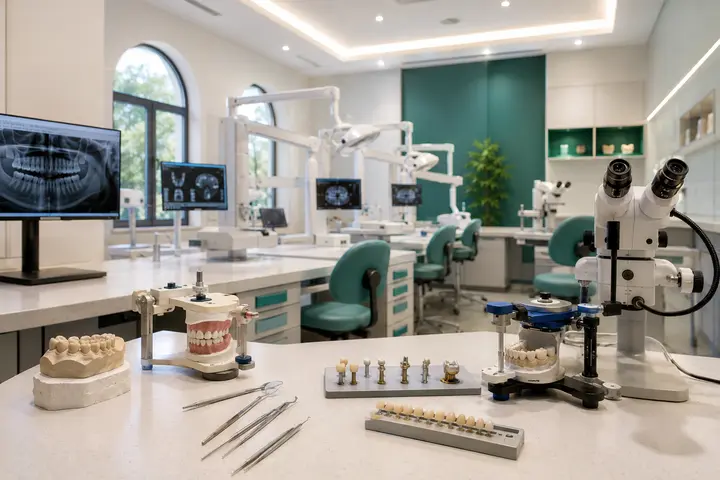 Master of Dental Surgery in Prosthodontics and Crown and Bridge students participating in practical healthcare education