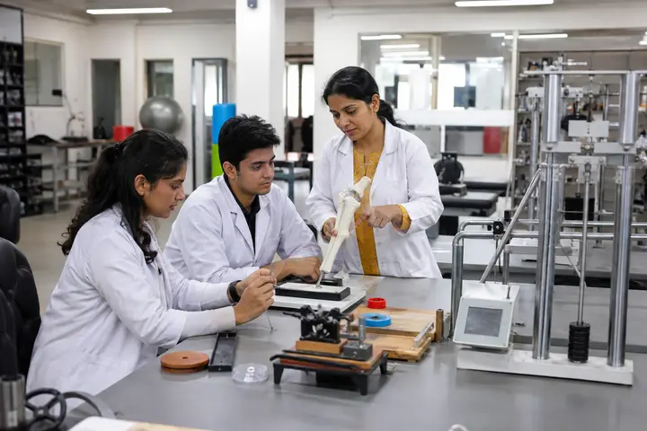 Master of Occupational Therapy students participating in practical healthcare education