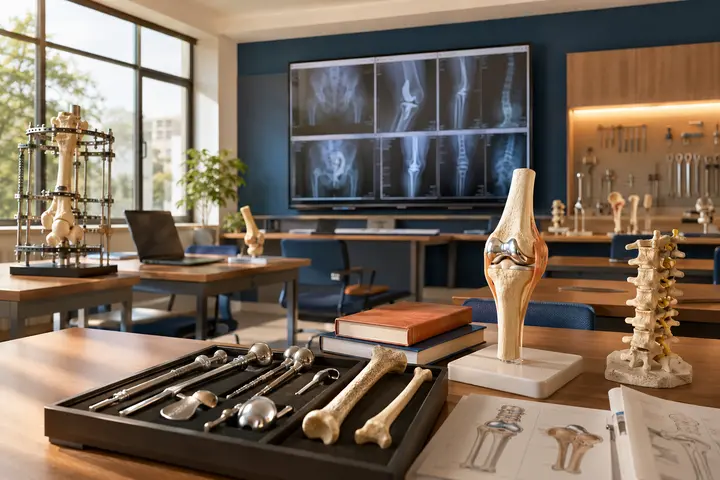 Master of Surgery in Orthopaedics students participating in practical healthcare education
