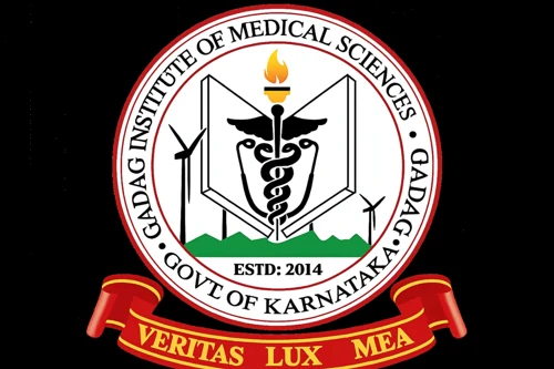Legacy Gadag Institute of Medical Sciences identity mark (the current profile is K.H. Patil Institute of Medical Sciences)